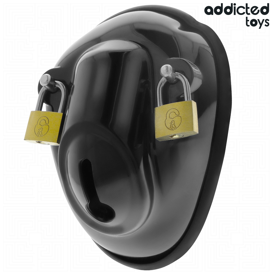 ADDICTED TOYS LOCKED - Shell-tyylinen avaimeton penishäkki 11,5 cm
