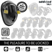 ADDICTED TOYS LOCKED - Shell-tyylinen avaimeton penishäkki 11,5 cm