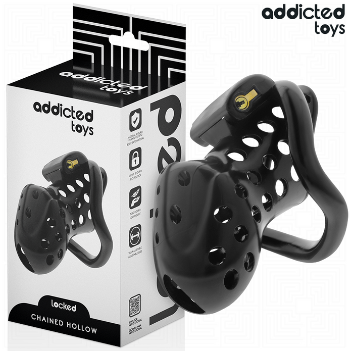ADDICTED TOYS LOCKED - Ketjullinen ontto penishäkki 10,5 cm