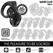 ADDICTED TOYS LÅST - FÖRLUTEN KRYPTA PENISBUR 8 CM