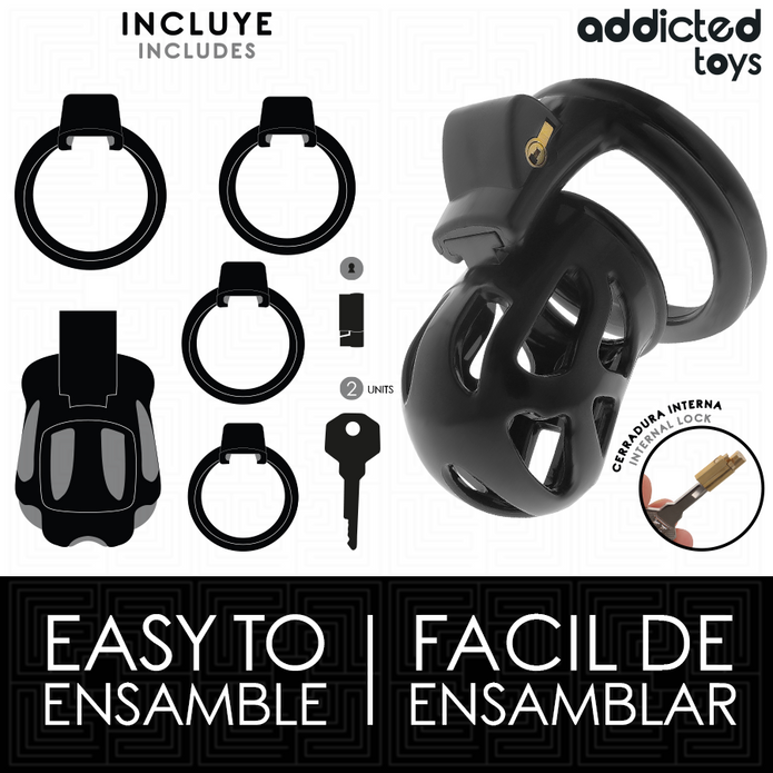 ADDICTED TOYS LOCKED - Silent Keep Penishäkki 7,5 cm