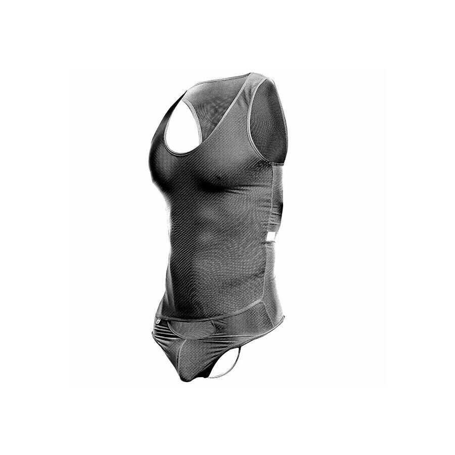 MOB - TRANSPARENT SVART BODYSHIRT STORLEK L/XL
