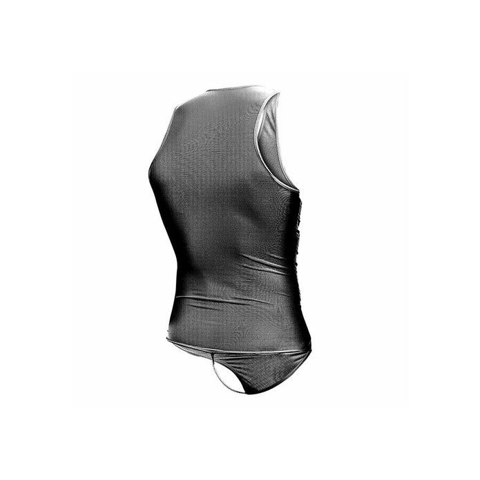 MOB - TRANSPARENT SVART BODYSHIRT STORLEK L/XL