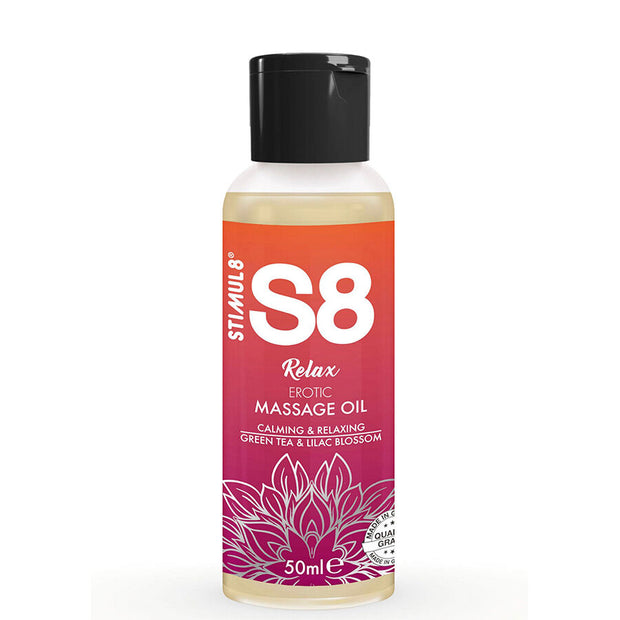 STIMUL8 - Relax Hierontaöljy Vihreä Tee 50 ml