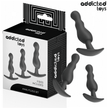 ADDICTED TOYS - SATS MED 3 ANALPLUGGAR I SILIKON MODELL 1