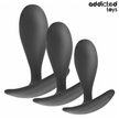 ADDICTED TOYS - 3-osainen silikoninen anaalitappisetti, malli 2