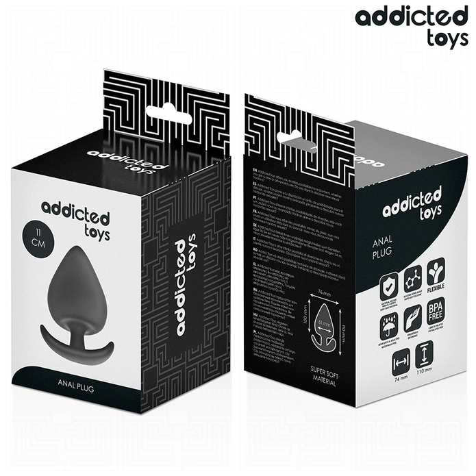 ADDICTED TOYS - Silikoninen anaalitappi XXL, 11 cm