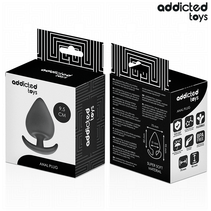 ADDICTED TOYS - XL koko silikoninen anaalitappi 9,5 cm