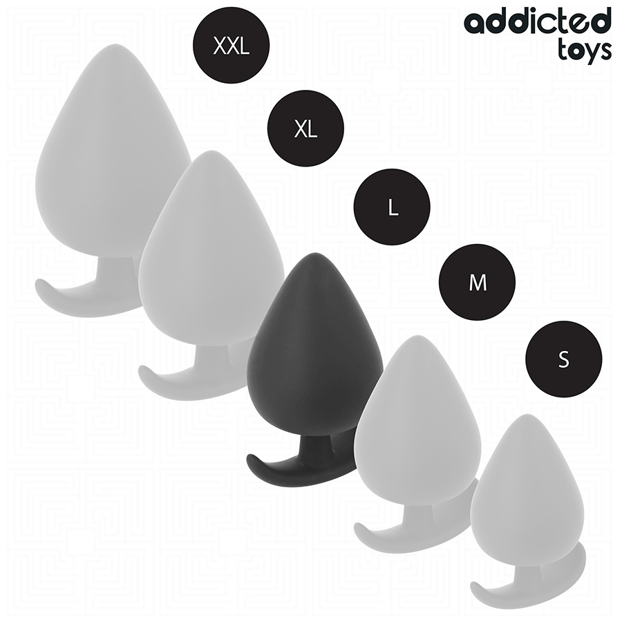 ADDICTED TOYS - BUTTPLUGG SILIKON STORLEK L 8 CM