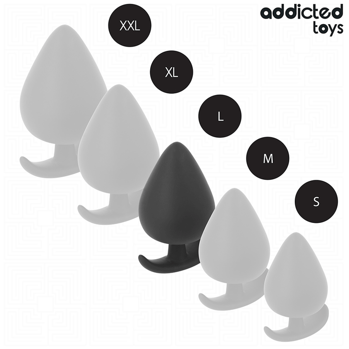 ADDICTED TOYS - BUTTPLUGG SILIKON STORLEK L 8 CM
