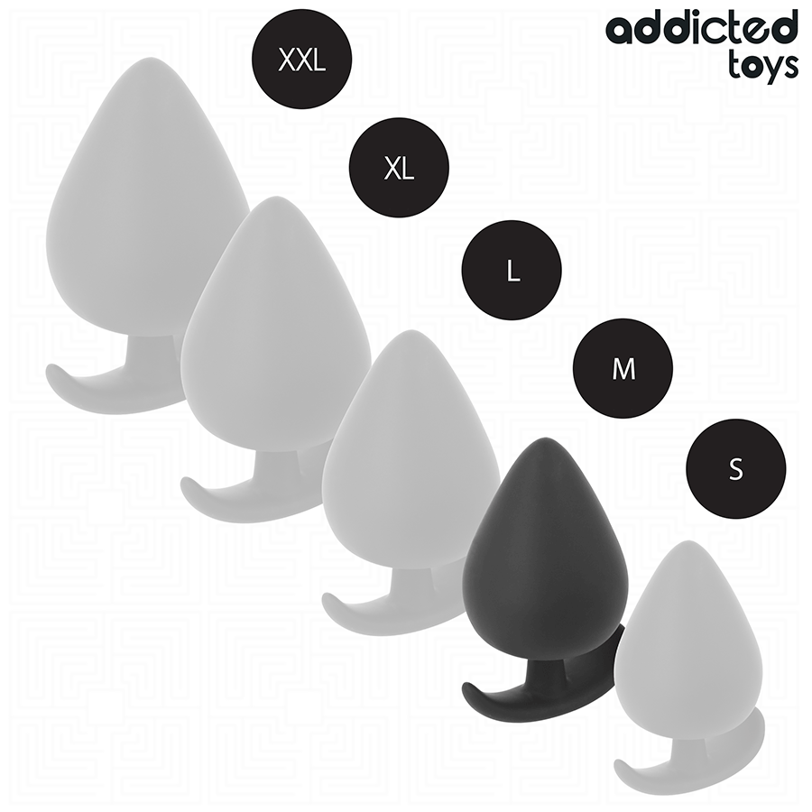 ADDICTED TOYS - ANALPLUGG SILIKON STORLEK M 6,6 CM