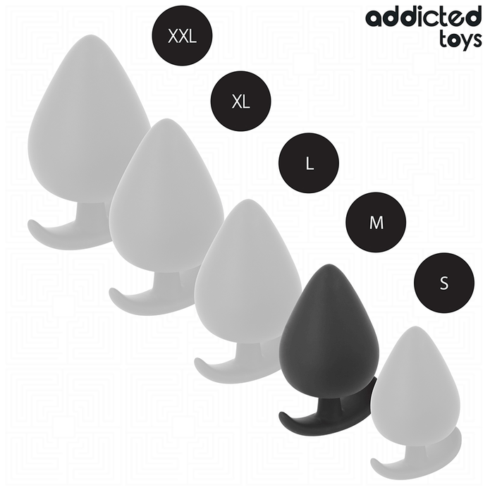 ADDICTED TOYS - ANALPLUGG SILIKON STORLEK M 6,6 CM