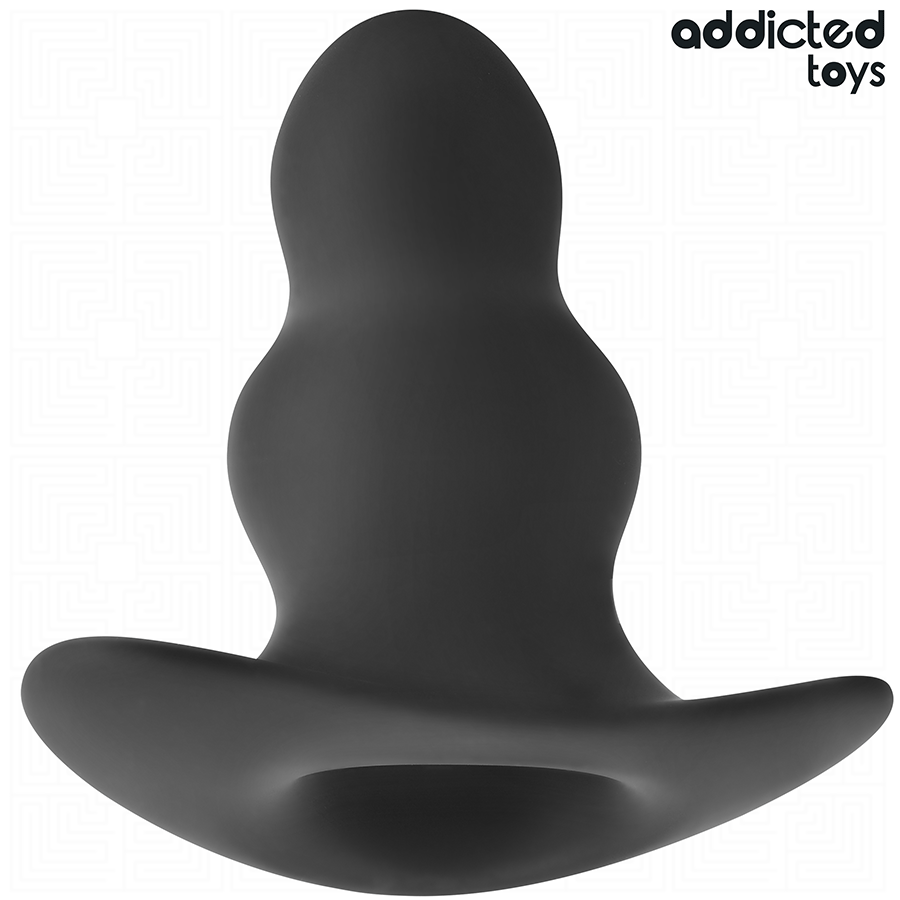 ADDICTED TOYS - KÖNSÖPPNINGSPLUGG I SILIKON, IHÅLIG, STORLEK XL 13,9 CM