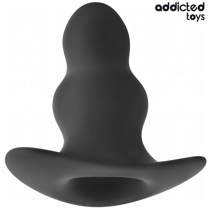 ADDICTED TOYS - KÖNSÖPPNINGSPLUGG I SILIKON, IHÅLIG, STORLEK XL 13,9 CM