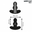 ADDICTED TOYS - Ontto silikoninen anaalitappi L 11,1 cm