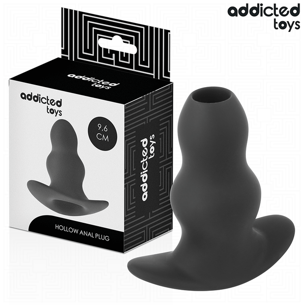 ADDICTED TOYS - KULFORMAD ANALPLUGG SILIKON STORLEK M 9,6 CM