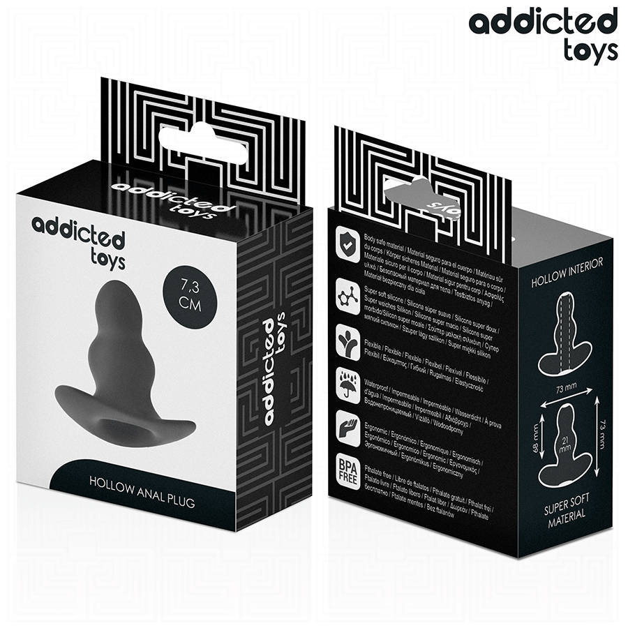 ADDICTED TOYS - Pieni ontto silikoninen anaalitappi 7,3 cm