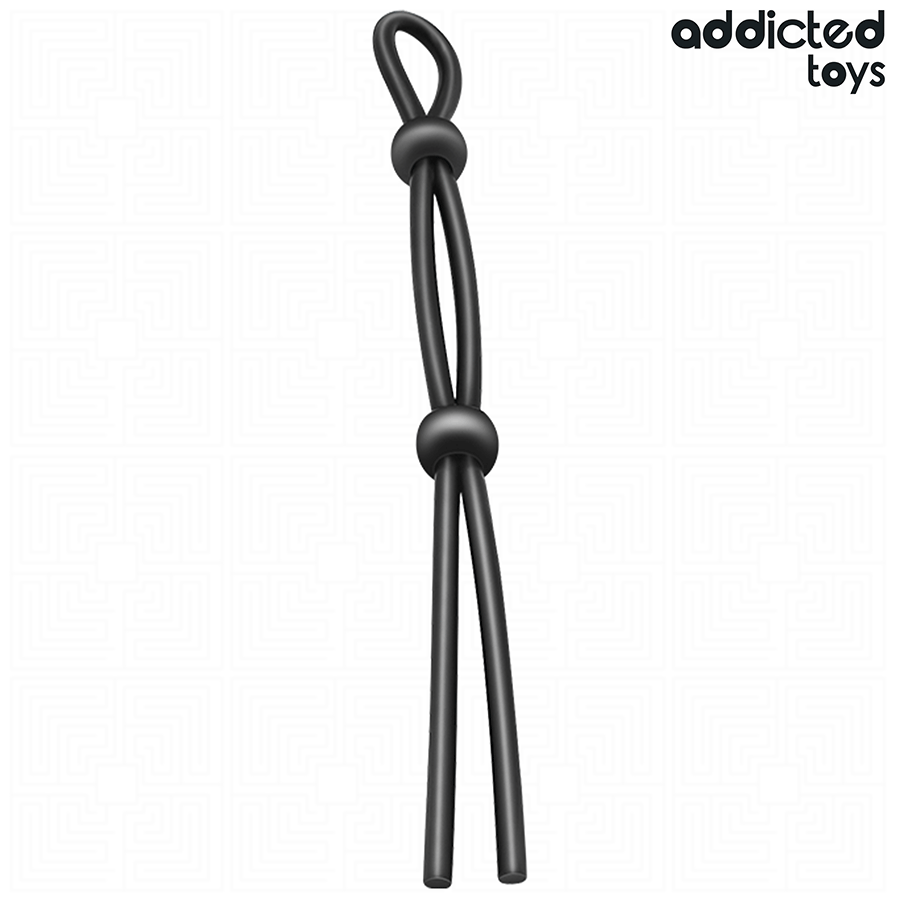 ADDICTED TOYS – Silikoninen penisrengas köysi, kaksilenkkinen