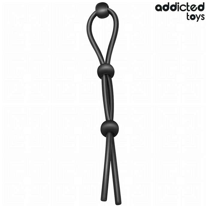 ADDICTED TOYS – Silikoninen penisrengas köysi, kolmilenkkinen