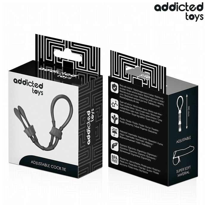 ADDICTED TOYS - Säädettävä silikoninen penisnaru
