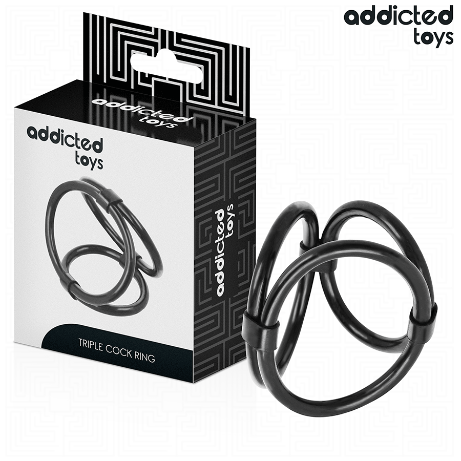 ADDICTED TOYS - Penisrengas kolmella renkaalla
