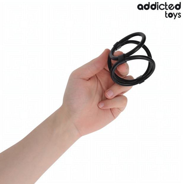 ADDICTED TOYS - Penisrengas kolmella renkaalla