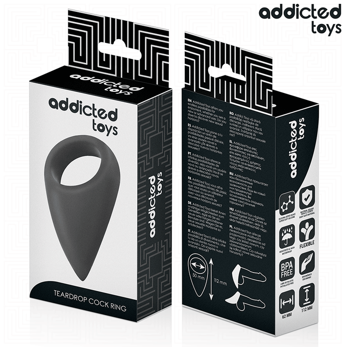 ADDICTED TOYS - TEAR SHAPED PENIS RING