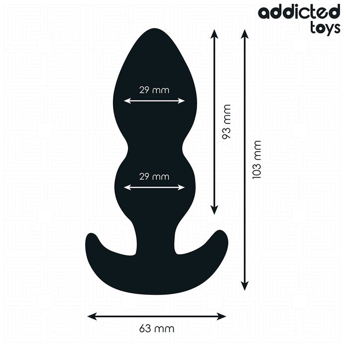 ADDICTED TOYS - Silikoninen anaalitappi S-koko 10,3 cm