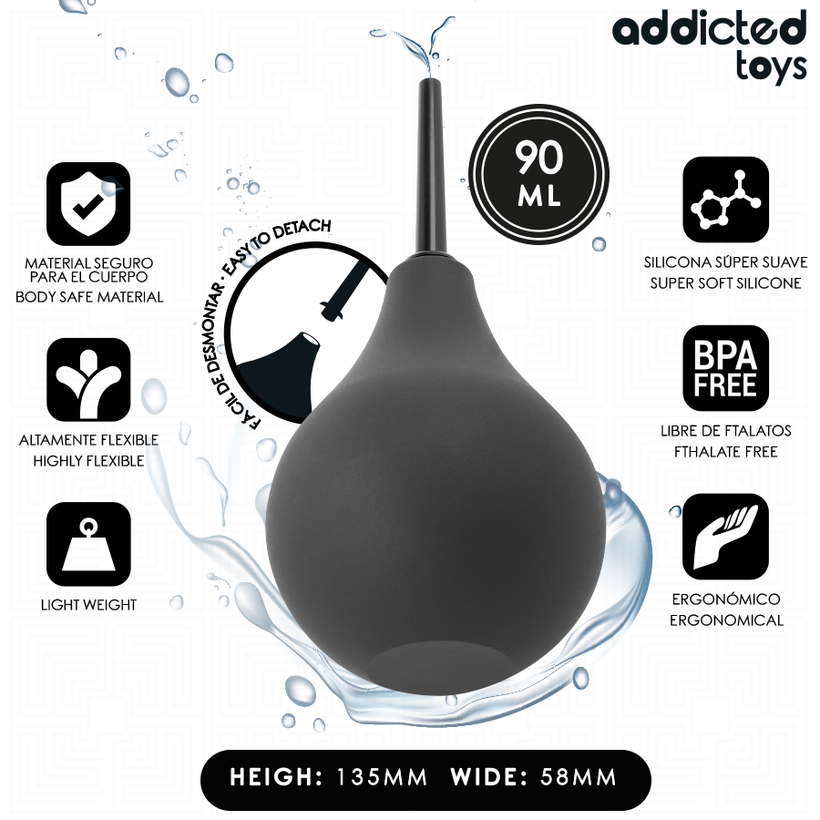 ADDICTED TOYS - TRAVEL ANAL CLEANER STORLEK S 90 ML