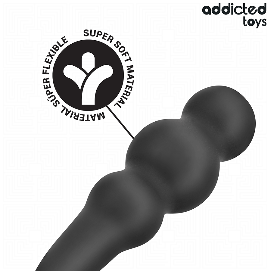 ADDICTED TOYS - Silikoninen anaalitappi renkaalla, malli 1
