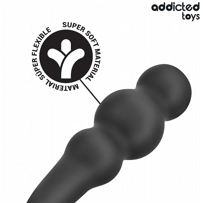 ADDICTED TOYS - Silikoninen anaalitappi renkaalla, malli 1