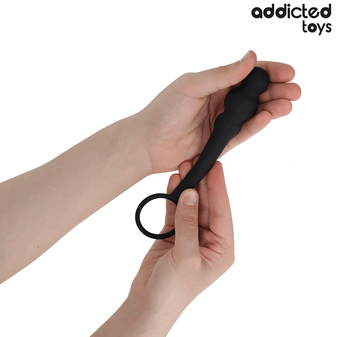 ADDICTED TOYS - Silikoninen anaalitappi renkaalla, malli 1