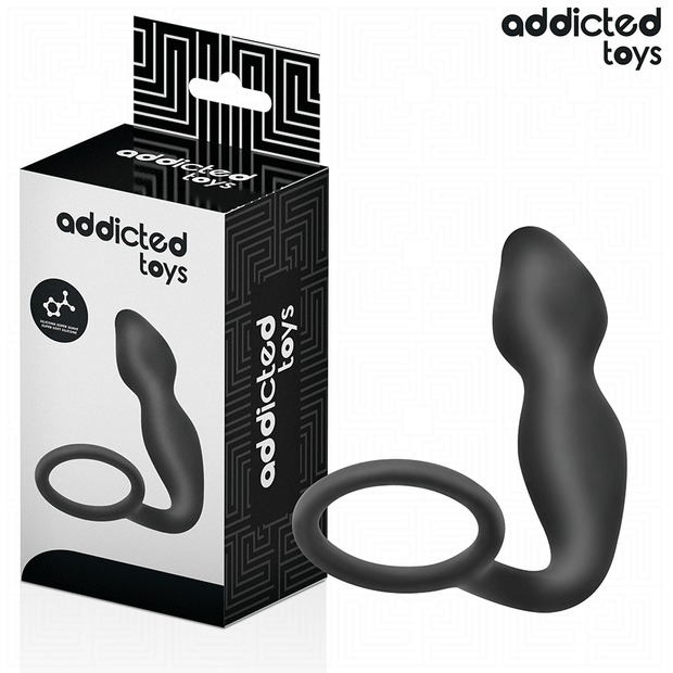 ADDICTED TOYS - ANUSPLUGG MED RING SILIKON MODELL 2
