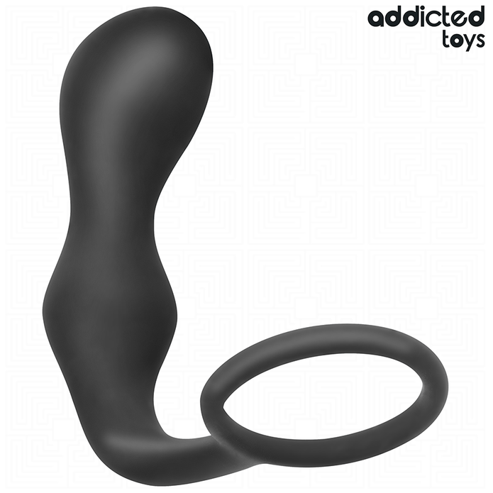 ADDICTED TOYS - ANAL PLUG WITH RING SILICONE MODEL 3