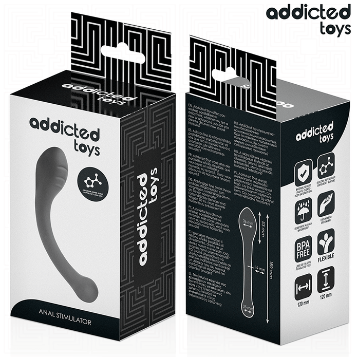 ADDICTED TOYS - 18 cm silikoninen anaalistimulaattori