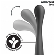 ADDICTED TOYS - 22,5 cm silikoninen tuplapaa anaalimassager