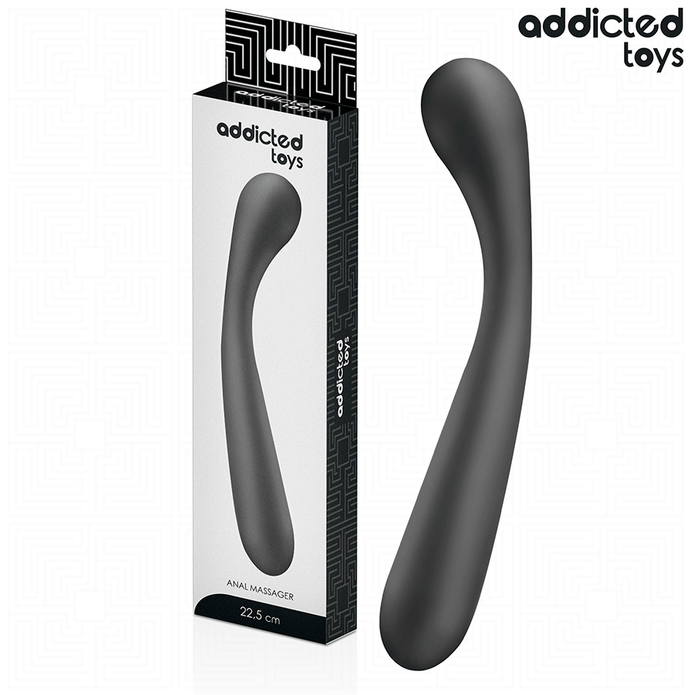 ADDICTED TOYS - 22,5 cm silikoninen tuplapaa anaalimassager