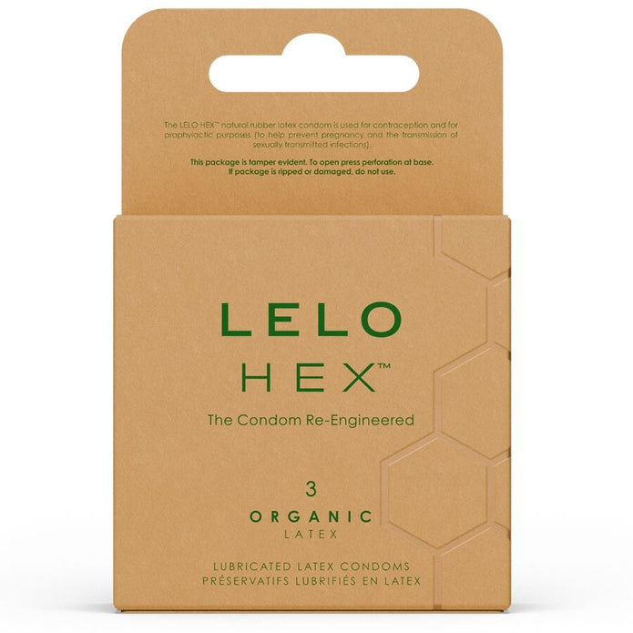 LELO - HEX Organic -kondomit 3 kpl