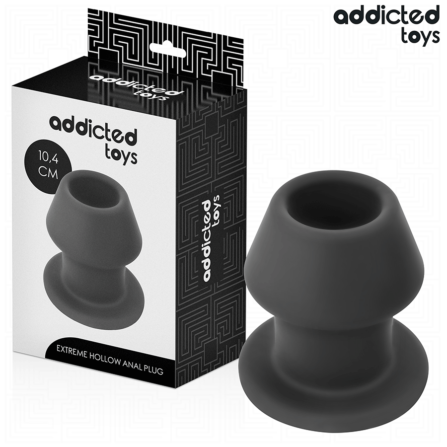 ADDICTED TOYS - EXTREM HÅLIG ANALSPLUG SILIKON STORLEK L 10,4 CM