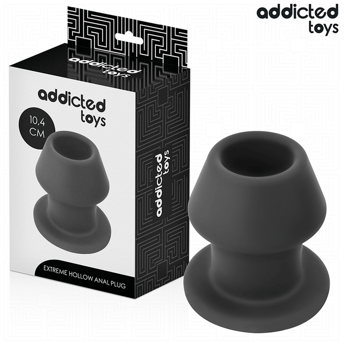 ADDICTED TOYS - EXTREM HÅLIG ANALSPLUG SILIKON STORLEK L 10,4 CM