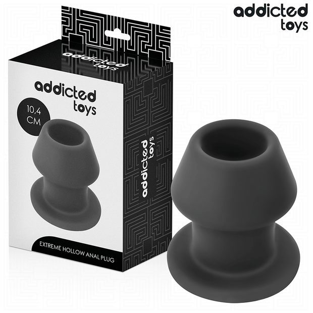 ADDICTED TOYS - EXTREM HÅLIG ANALSPLUG SILIKON STORLEK L 10,4 CM