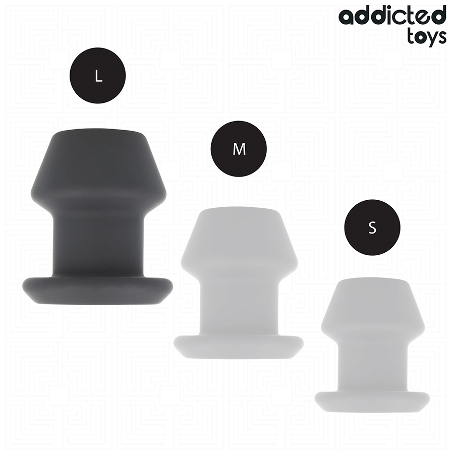 ADDICTED TOYS - EXTREM HÅLIG ANALSPLUG SILIKON STORLEK L 10,4 CM