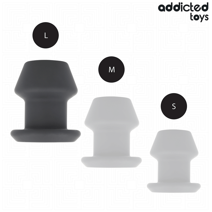ADDICTED TOYS - EXTREM HÅLIG ANALSPLUG SILIKON STORLEK L 10,4 CM