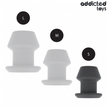 ADDICTED TOYS - EXTREME HOLLOW ANALPLUGG SILIKON STORLEK S 7,5 CM