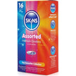 SKINS - 16 kpl erilaista premium-kondomia 