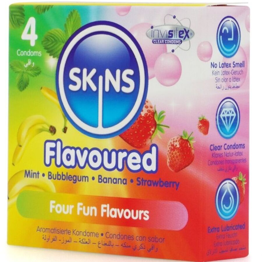 SKINS - 4 kpl makukondomit 