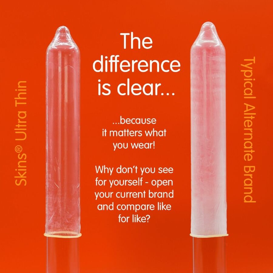 SKINS - Ultra Thin - Kondomit, 16 kpl