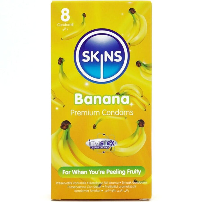 SKINS - BANANA PREMIUM KONDOMER PACK 8