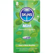 SKINS - Mintunmakuinen premium-kondomipakkaus 8 kpl