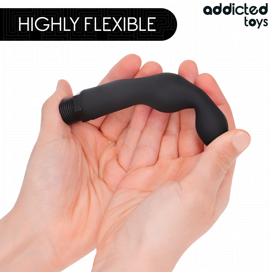 ADDICTED TOYS - Anaalipuhdistaja universaalilla adapterilla, malli 3